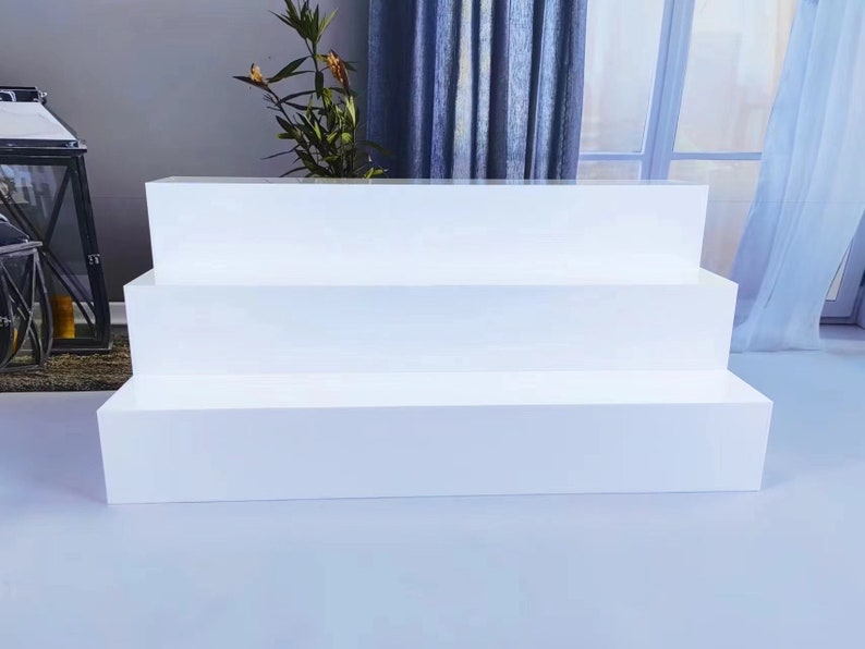 Acrylic Step Display Stands, Drink stand, alcohol display stand, champagne wall, dessert Display Stands, cake Risers, fruit display stand