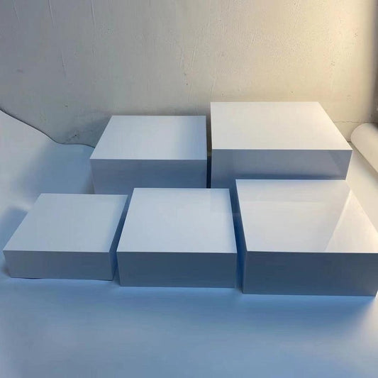 Set of 5 or 10 Food Display Stands, Acrylic Display Boxes, Acrylic Display Stands, Cake Display Stand, Catering Display, Buffet Risers
